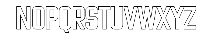 Cheapsman-Outline Font UPPERCASE