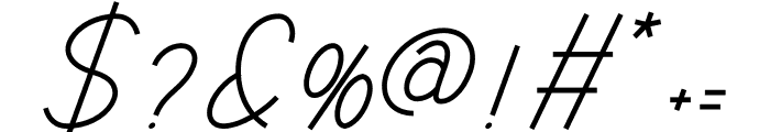 Checklist Italic Font OTHER CHARS