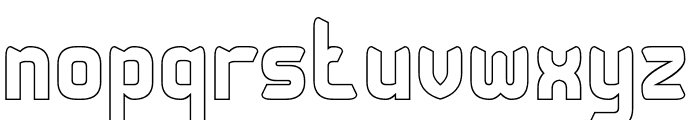 Checkmate-Hollow Font LOWERCASE