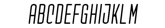 Checkpoint-Lightitalic Font UPPERCASE