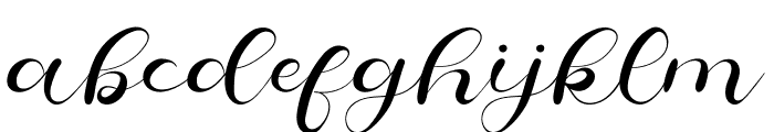 Cheeks Rosy Script Font LOWERCASE