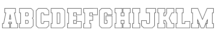 Cheer Varsity Font LOWERCASE