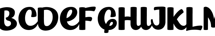 Cheerful Dynamite Font UPPERCASE