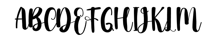 Cheerful Face Font UPPERCASE
