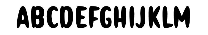 Cheerful Family Font UPPERCASE