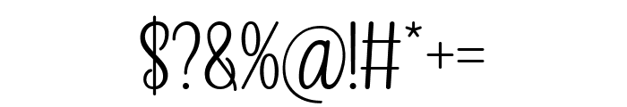 Cheerful Sophia Font OTHER CHARS