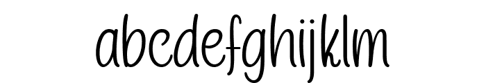 Cheerful Sophia Font LOWERCASE