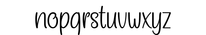 Cheerful Sophia Font LOWERCASE