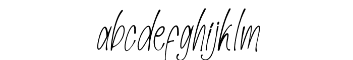 Cheerful Spring Italic Font LOWERCASE