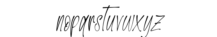 Cheerful Spring Italic Font LOWERCASE