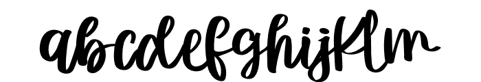 Cheerful Winter Font LOWERCASE