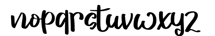 Cheerful Winter Font LOWERCASE