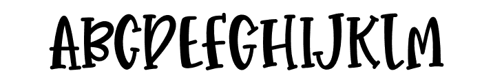 CheesyDip Font UPPERCASE