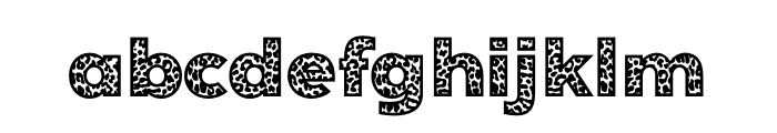 Cheetah Font LOWERCASE