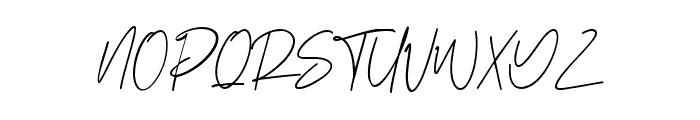Chekov Signature Font UPPERCASE