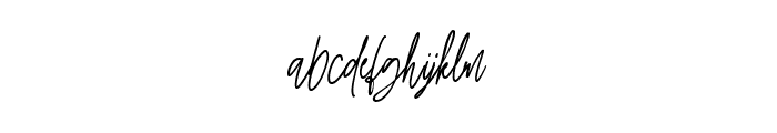 Chekov Signature Font LOWERCASE