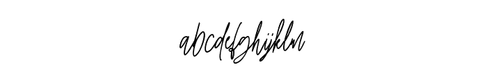 ChekovSignature Font LOWERCASE