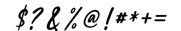 CheliaItalic Font OTHER CHARS