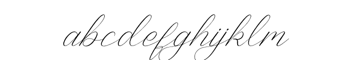 Cheline Galina Italic Font LOWERCASE