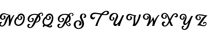 ChelseyDEMO-Regular Font UPPERCASE