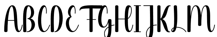 Chely Font UPPERCASE