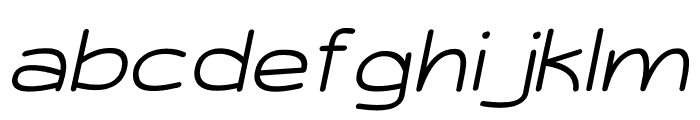 Chemelon Medium Italic Font LOWERCASE