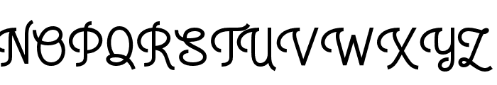 Chemola Regular Font UPPERCASE