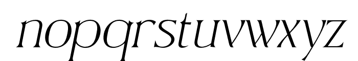 CheratyItalic-Regular Font LOWERCASE