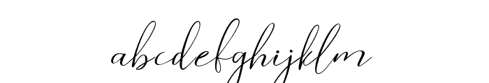 Cherella Bold Upright Font LOWERCASE