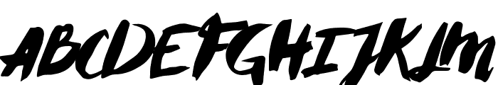 CherieBomb-Regular Font UPPERCASE