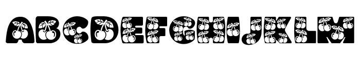 Cheries Font UPPERCASE