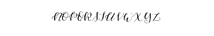 Cherokee Rose Regular Font UPPERCASE