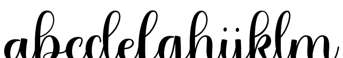 CherriousScript Font LOWERCASE