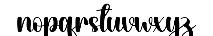 Cherry Bloosom Font LOWERCASE