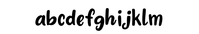 Cherry Bubble Regular Font LOWERCASE