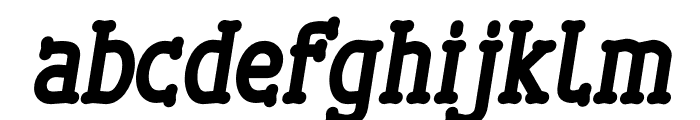 Cherrytha Two Italic Font LOWERCASE