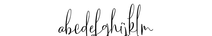 CherySantos Font LOWERCASE