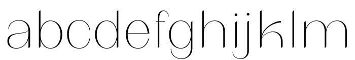 Chesalova Regular Font LOWERCASE