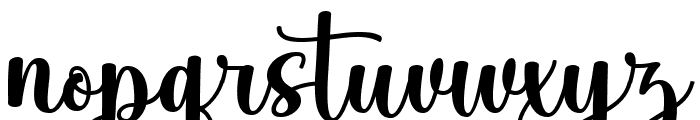 Chester Script Regular Font LOWERCASE