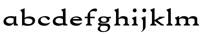 Chetic regular Font LOWERCASE