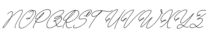 Chettalbury Italic Font UPPERCASE