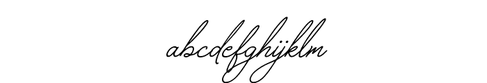 Chettalbury Italic Font LOWERCASE