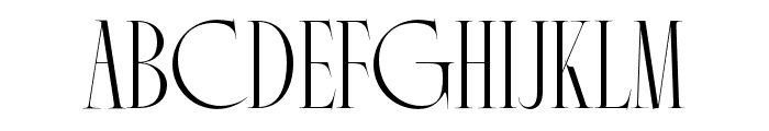Chevani Regular Font UPPERCASE