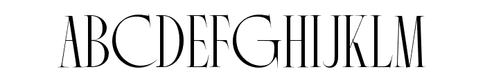 Chevani Regular Font LOWERCASE