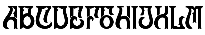 Chevante-Regular Font UPPERCASE