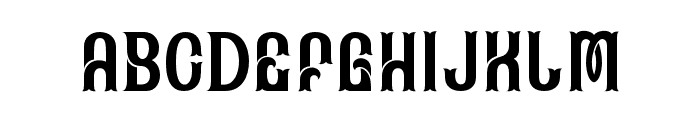 Chevante-Regular Font LOWERCASE