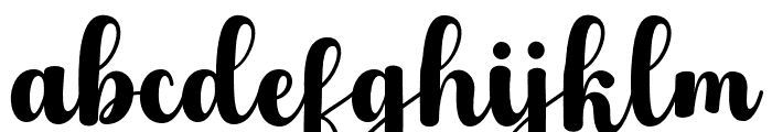 Chibby Baby Regular Font LOWERCASE