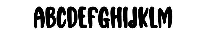 Chibi Dinosaur Font UPPERCASE