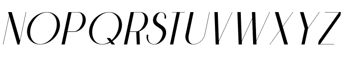 Chic-Italic Font LOWERCASE