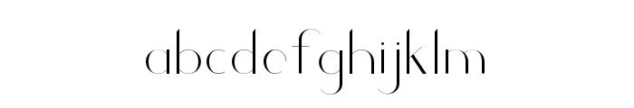 Chic Sans Serif Regular Font LOWERCASE